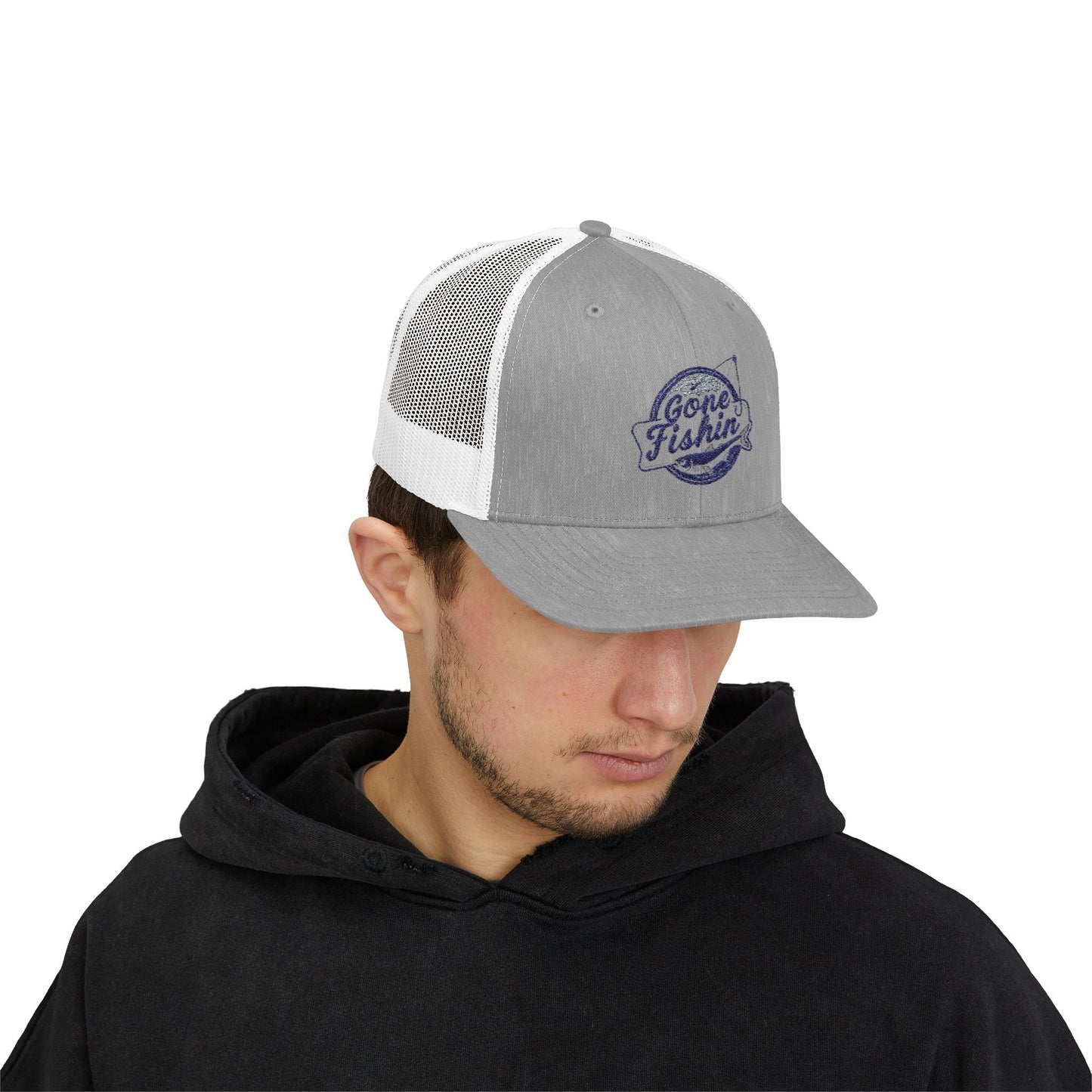 Fishing Snapback Trucker Cap | Perfect for Outdoor Adventures, Fishing Trips, Summer Festivals, Gifts for Dad, Casual Wear